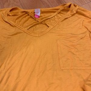 yellow long sleeve